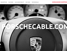 Tablet Screenshot of porschecable.com
